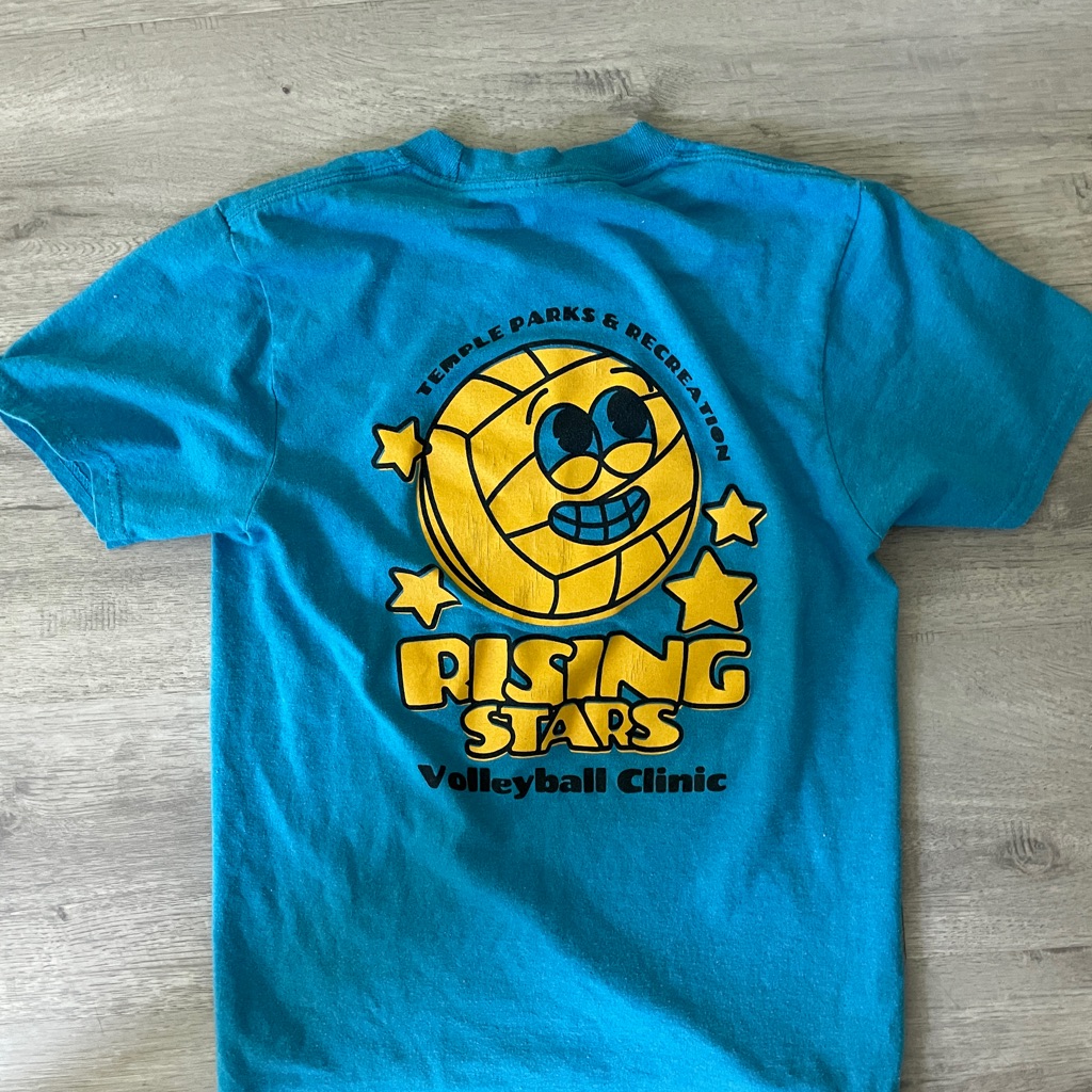 Vintage Volleyball Kids T-Shirt Size Medium